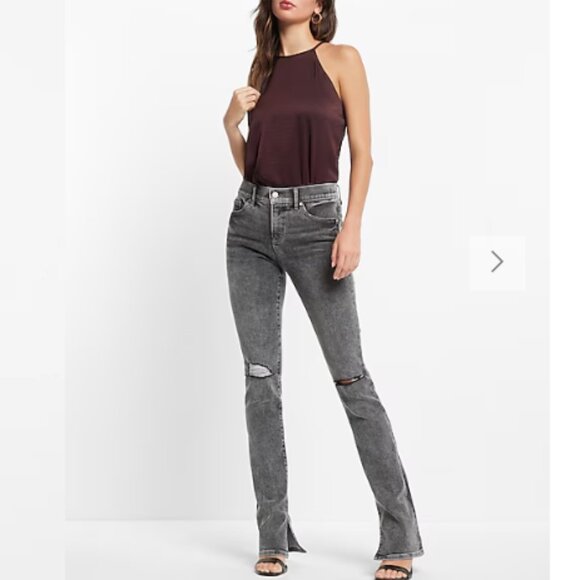 NWT Satin Halter Neck Cami Bodysuit XS - Picture 2 of 4